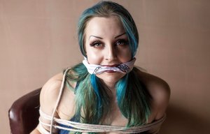 blackfoxbound offers a xxx picture gallery with charismatic dame in bound action