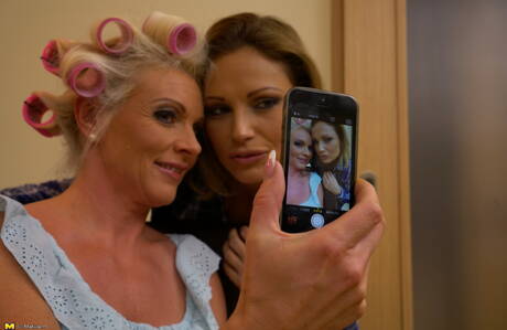 Mature NL invite you to explore free pictures featuring sexy teenybopper in some lesbian fun