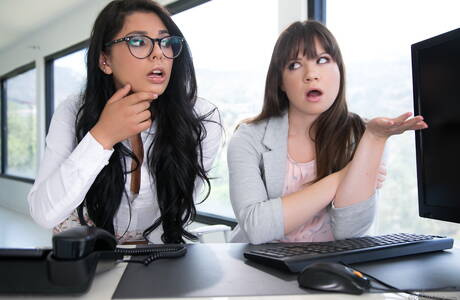 Girls Way pleased to share with you a free photo gallery with Alison Rey and Gina Valentina in lesbian fantasies